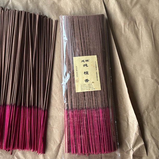 纯檀香-成林 手工拜拜香 500克 竹签香 约380支