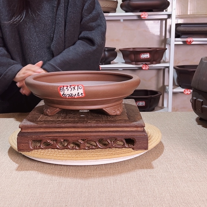 紫砂花盆紫砂花盆