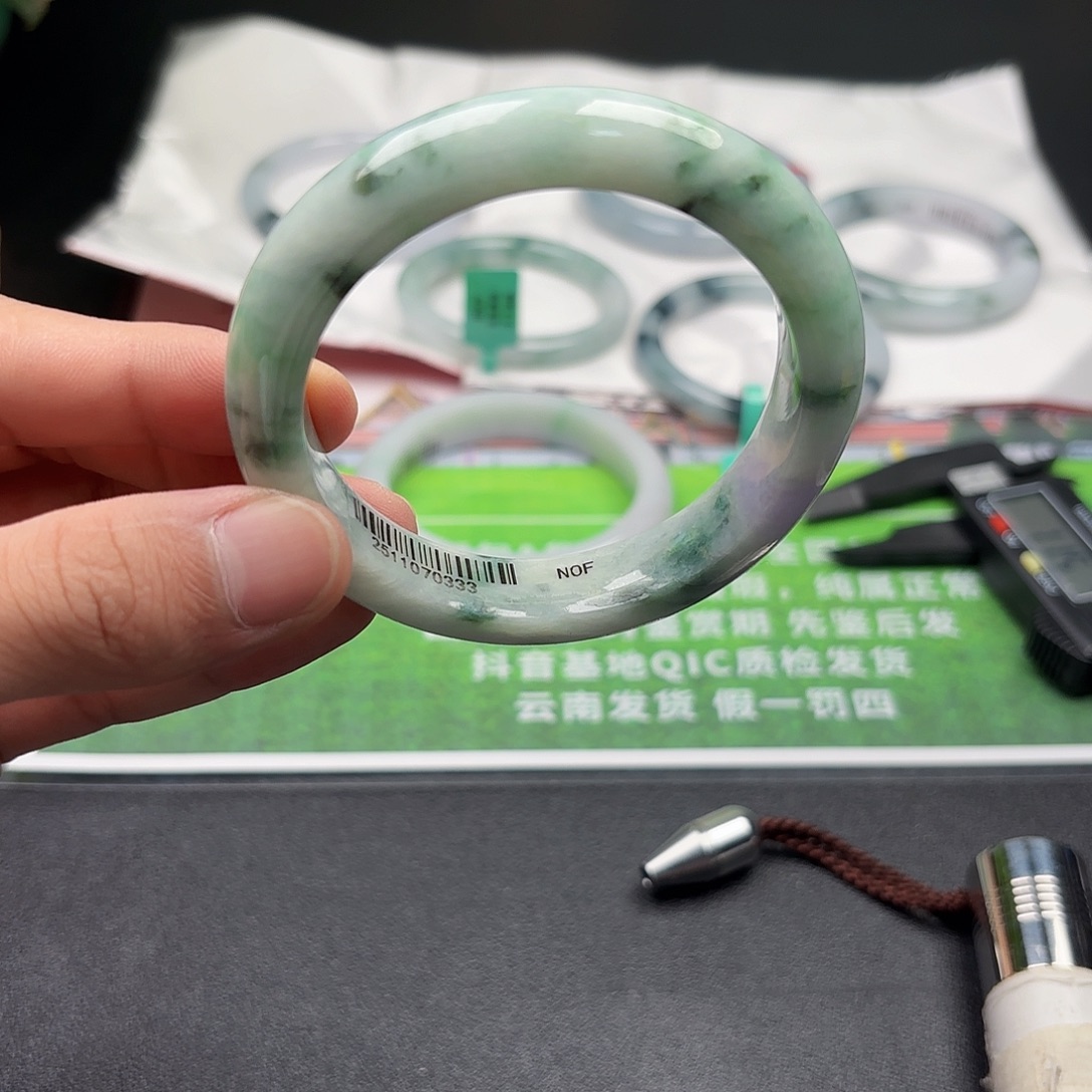 翡翠未镶嵌手镯5758 x5 51