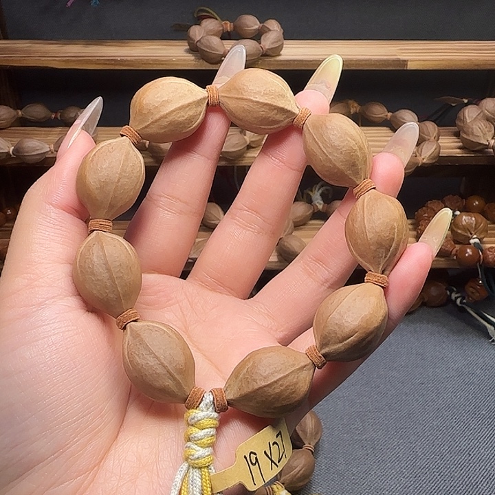 小***u手串橄榄核1927梅林 铁核三花鲨鱼背