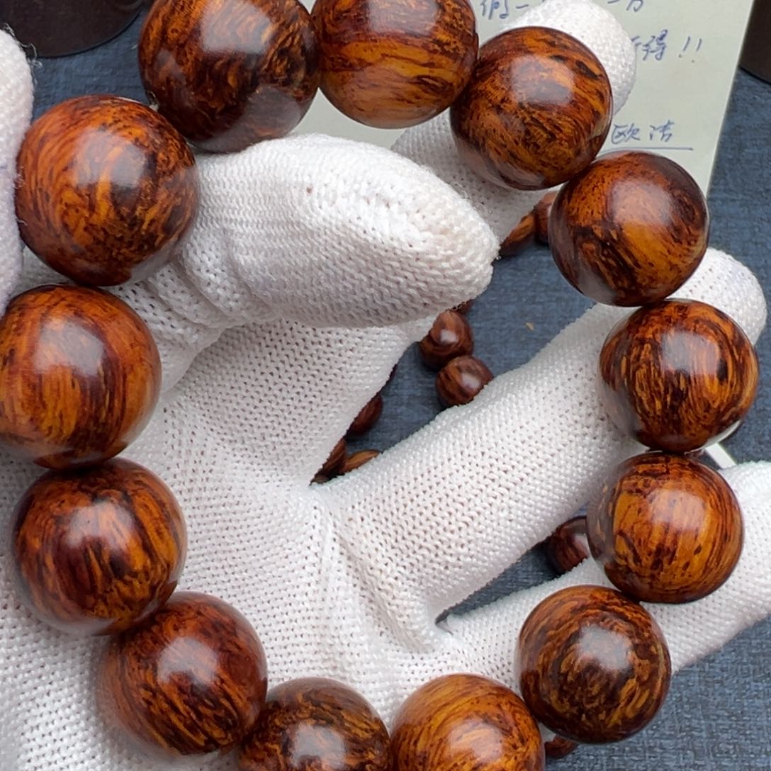 木育*海南红降花梨公1.8超超一档黄油底满芝麻点