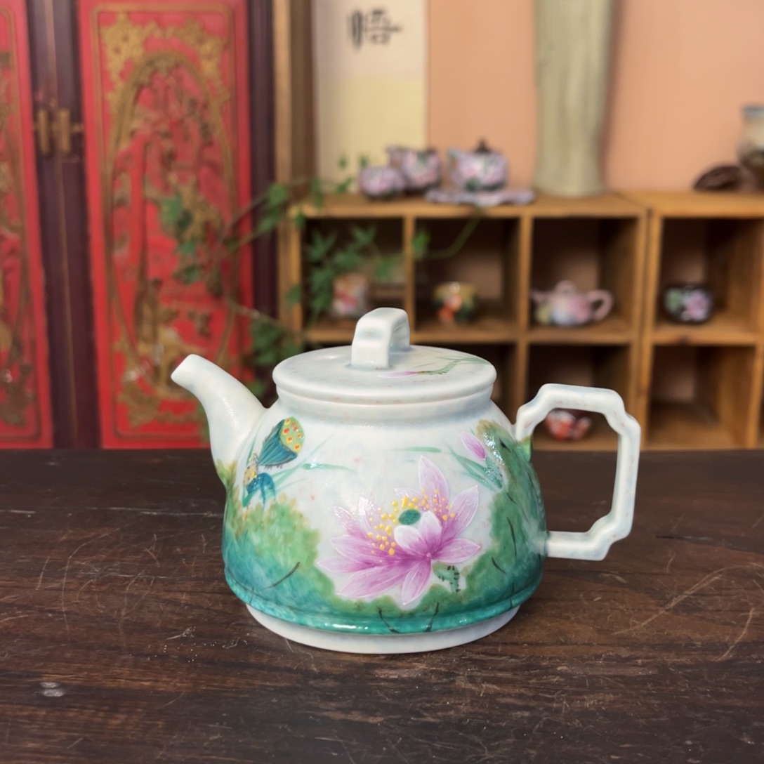 柴烧手工手绘陶瓷