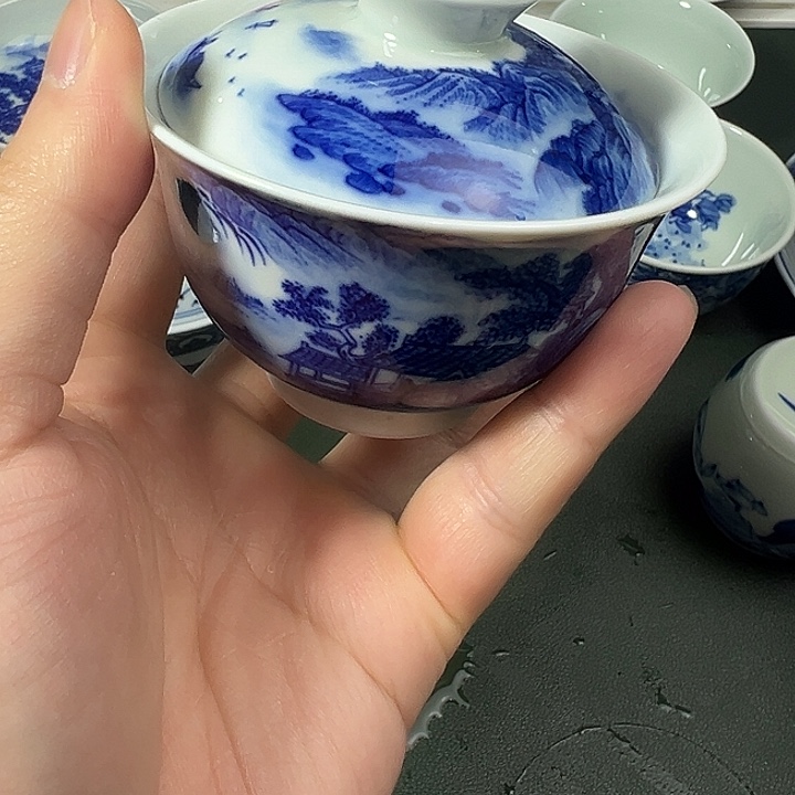 景德镇纯手工手绘两才