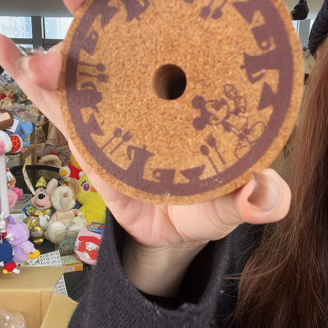 毛绒53号5片装米奇防烫杯垫