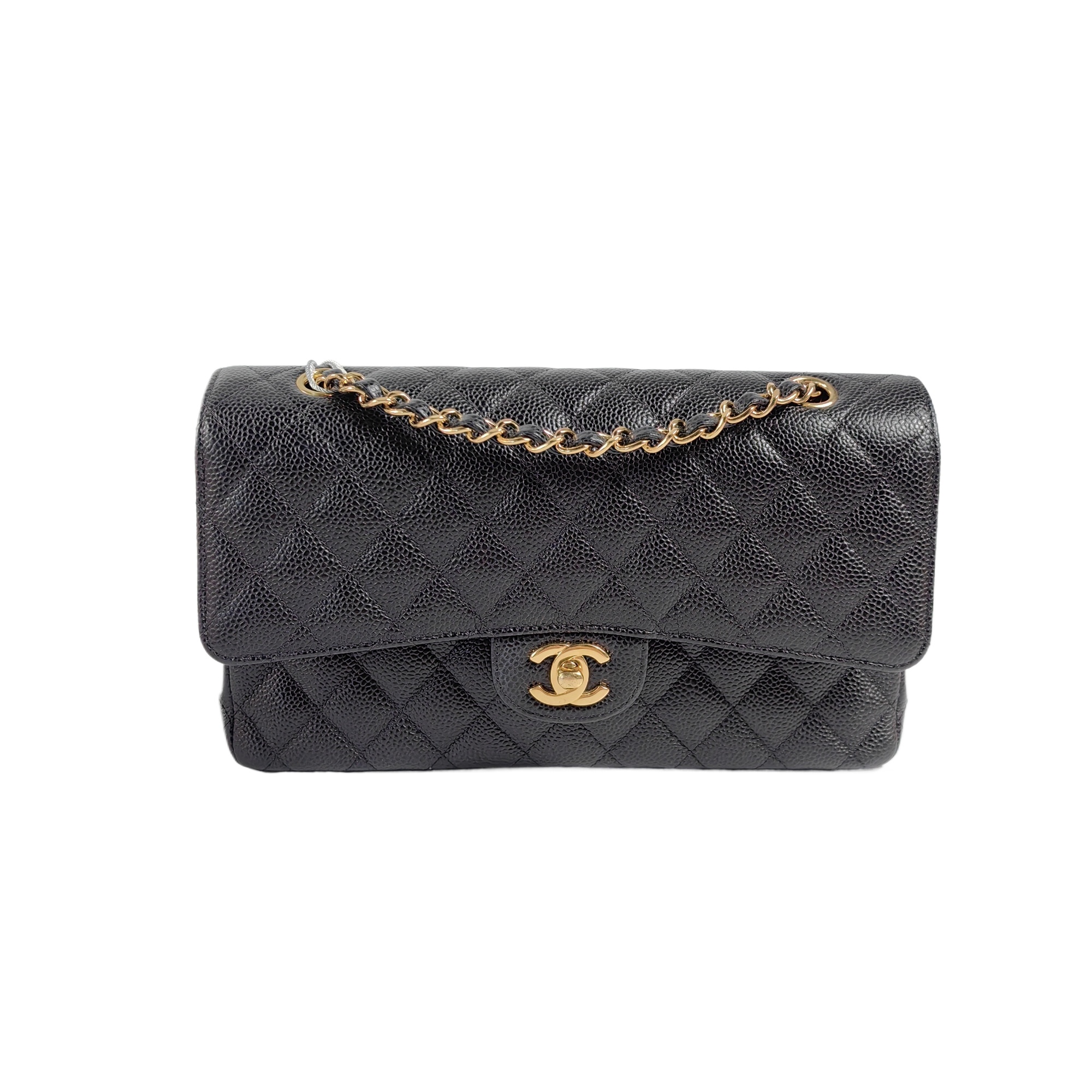 95新 香奈儿 安洁利严选CF 经典口盖包/BK0147315 斜挎包