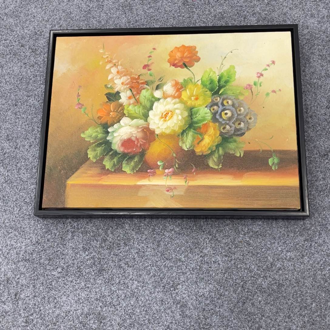 【闪购商品】油画花卉33/43带框-////