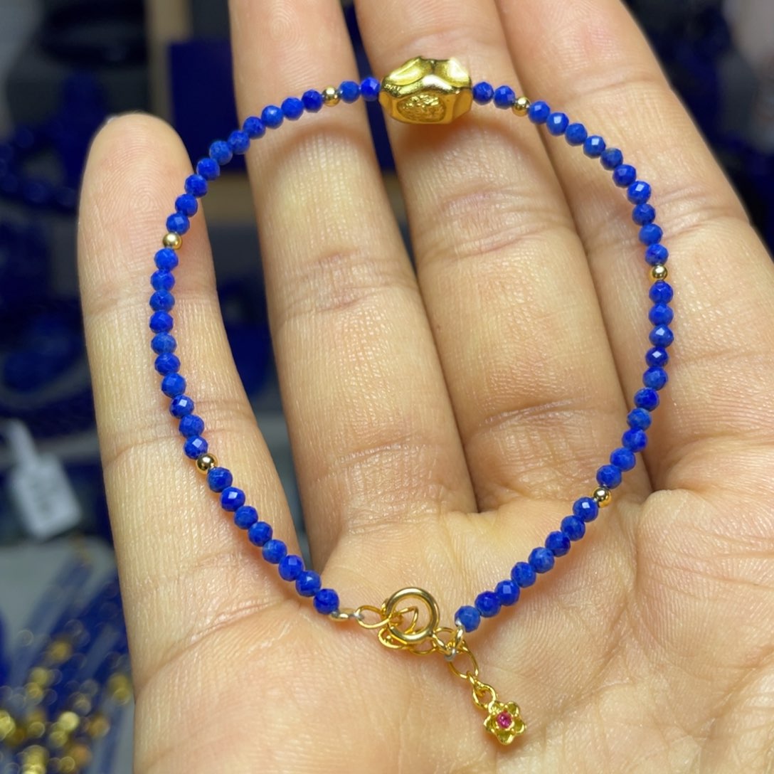 青金石手链未镶嵌