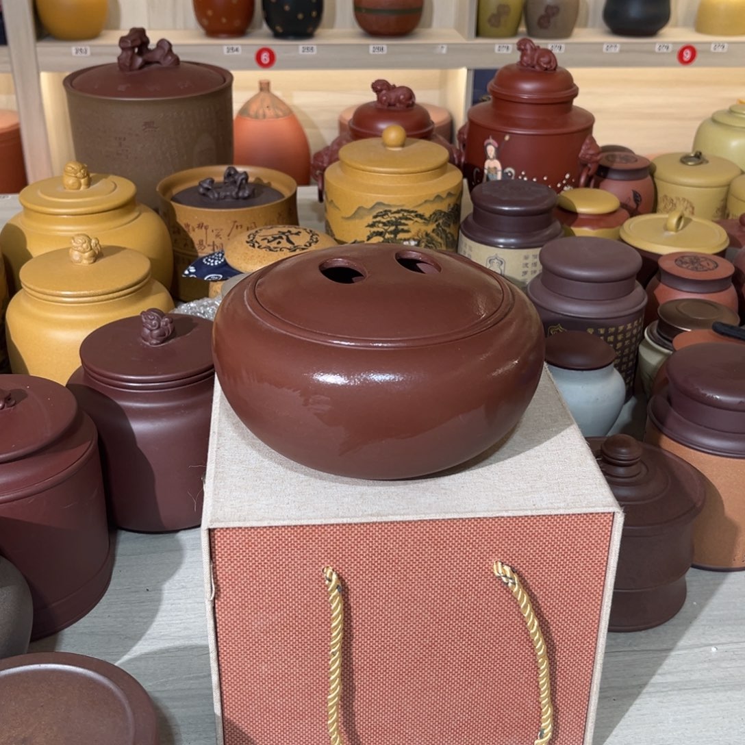 紫砂茶叶罐紫砂罐