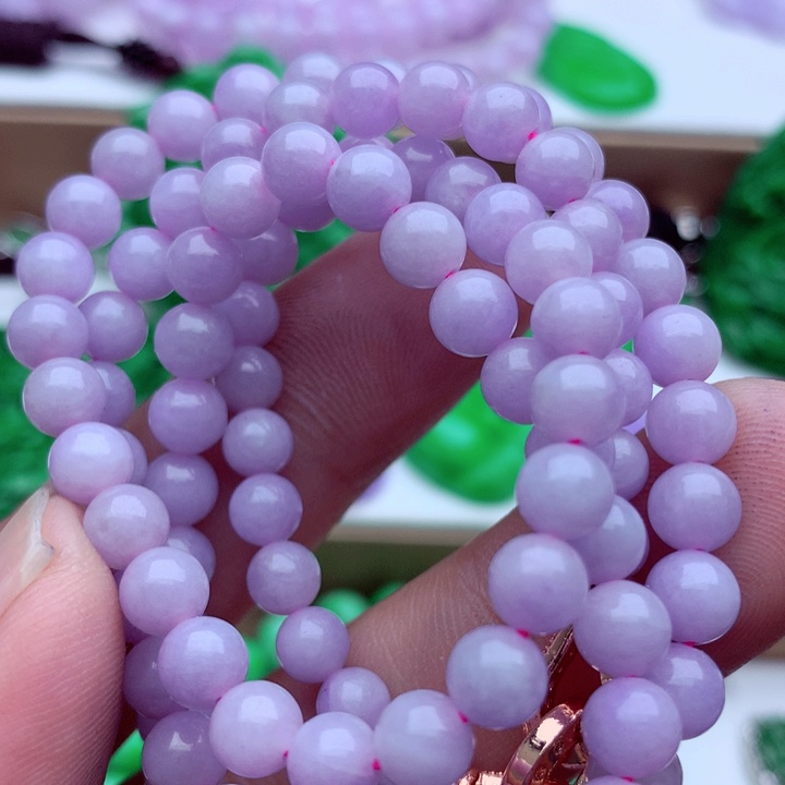 翡翠未镶嵌毛衣链