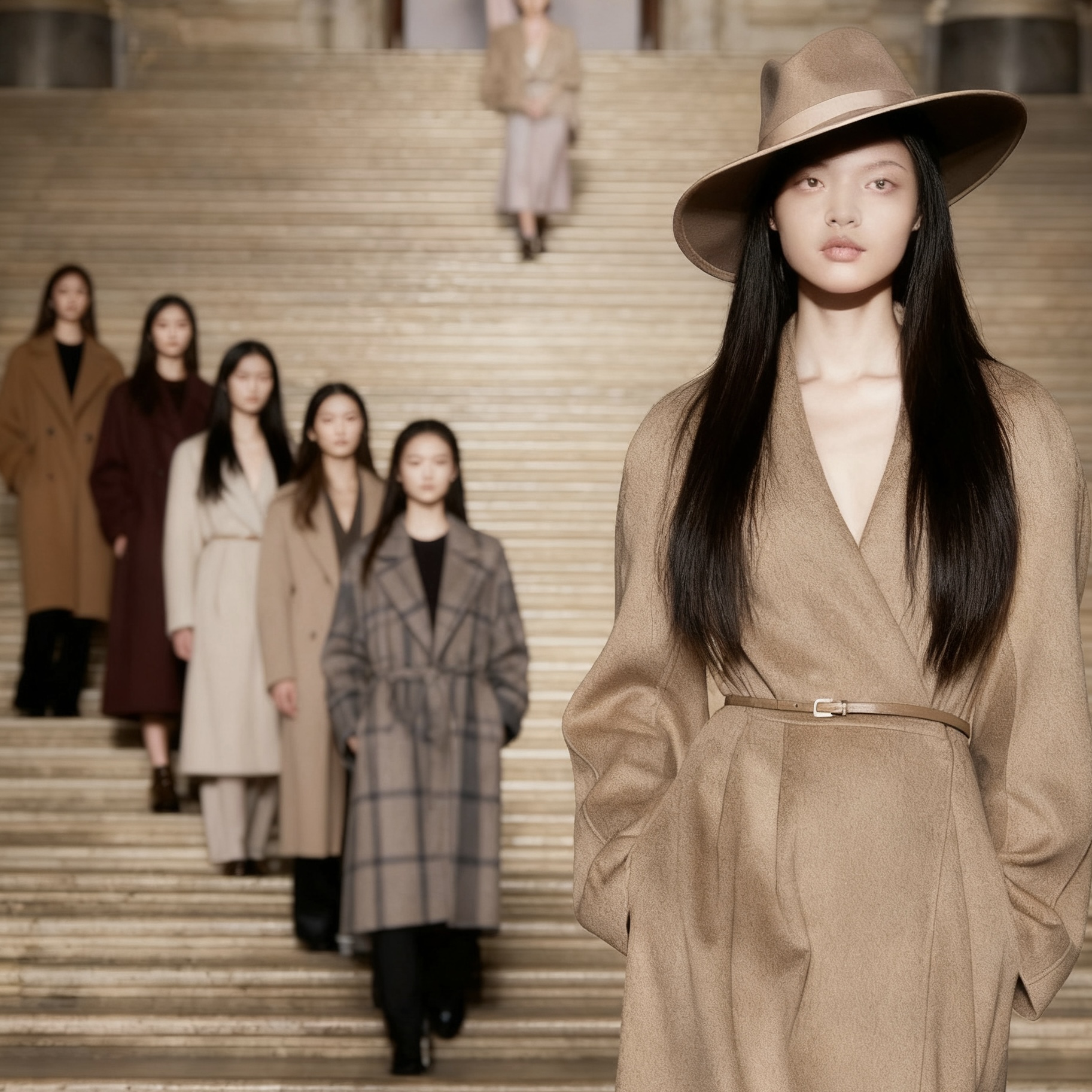 【张富美】2025上新双面羊毛秋冬时尚休闲双面呢大衣