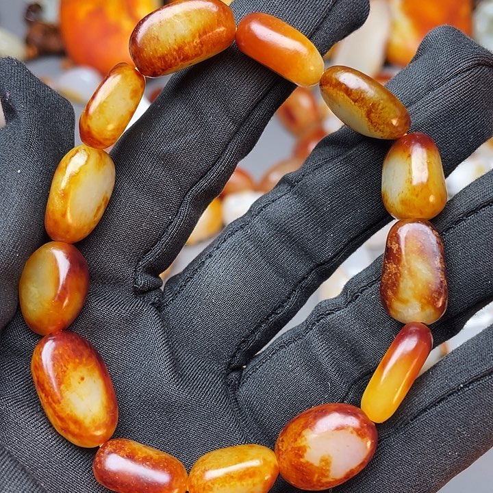 和田玉未镶嵌手链