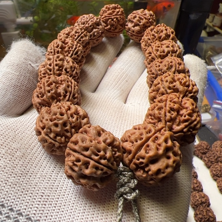 金刚菩提手串22深山老树玉石梅花