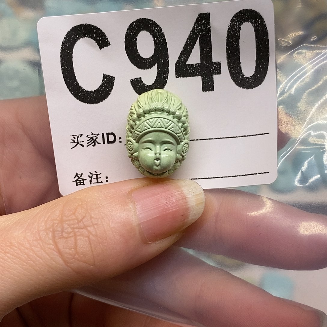 绿松石未镶嵌绿松石配饰定制