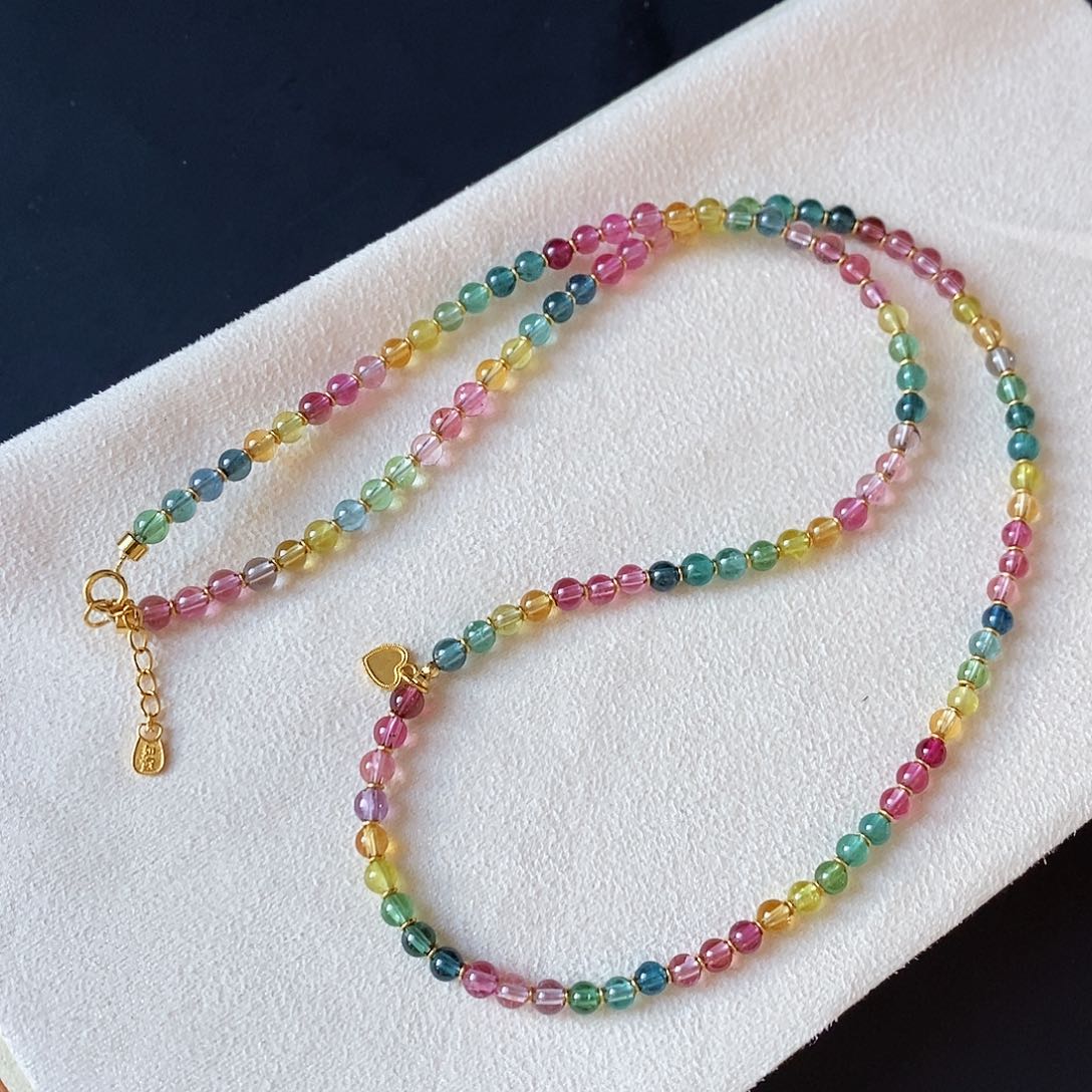 碧玺碧玺项链未镶嵌