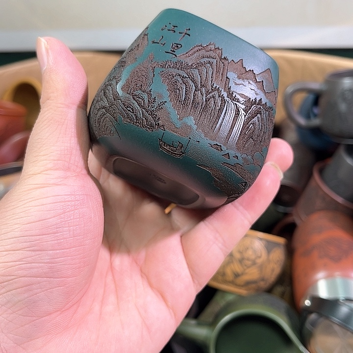 茶杯紫砂全手工紫砂主人杯