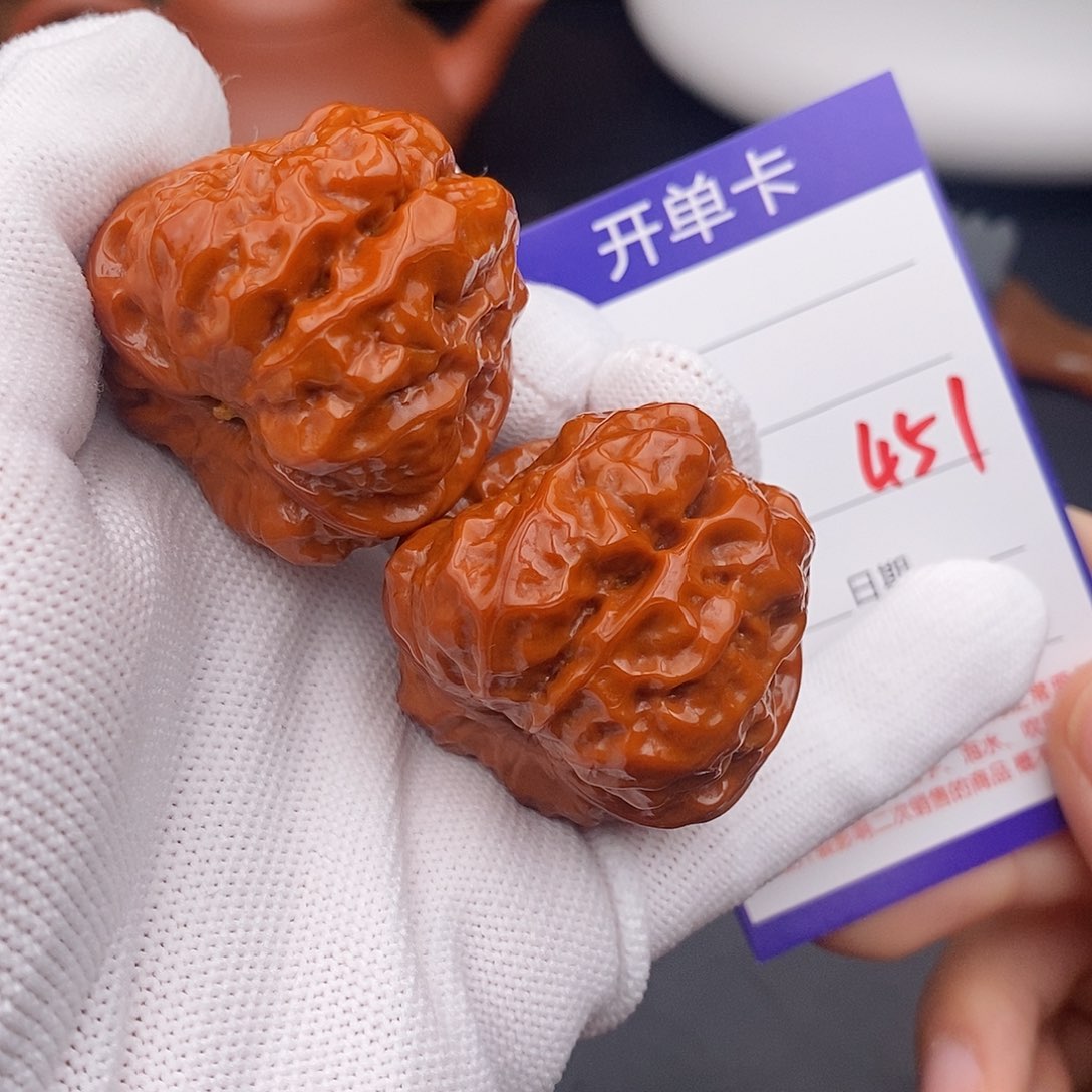 文玩核桃把件39蛤蟆头451