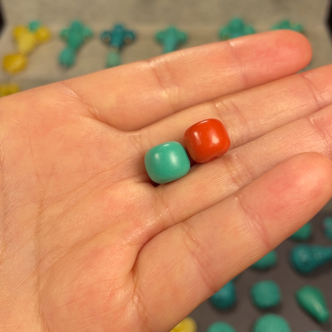 玛瑙/玉髓合金绿色10