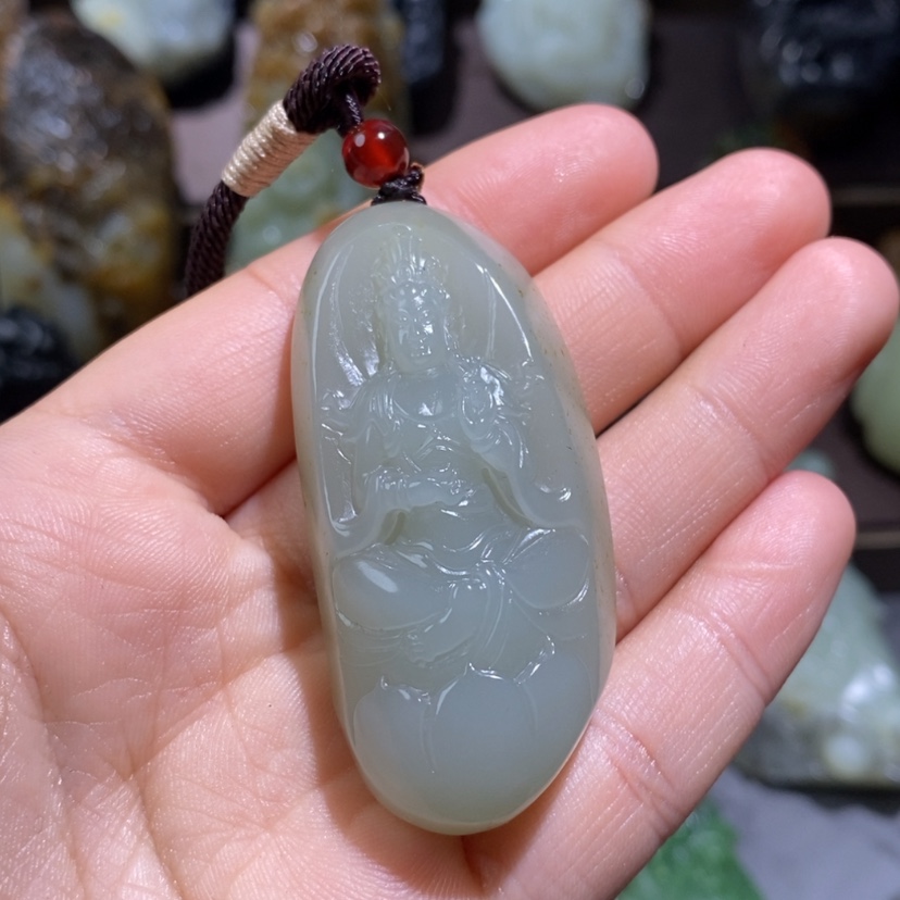 【闪购商品】和田玉未镶嵌挂件辰*