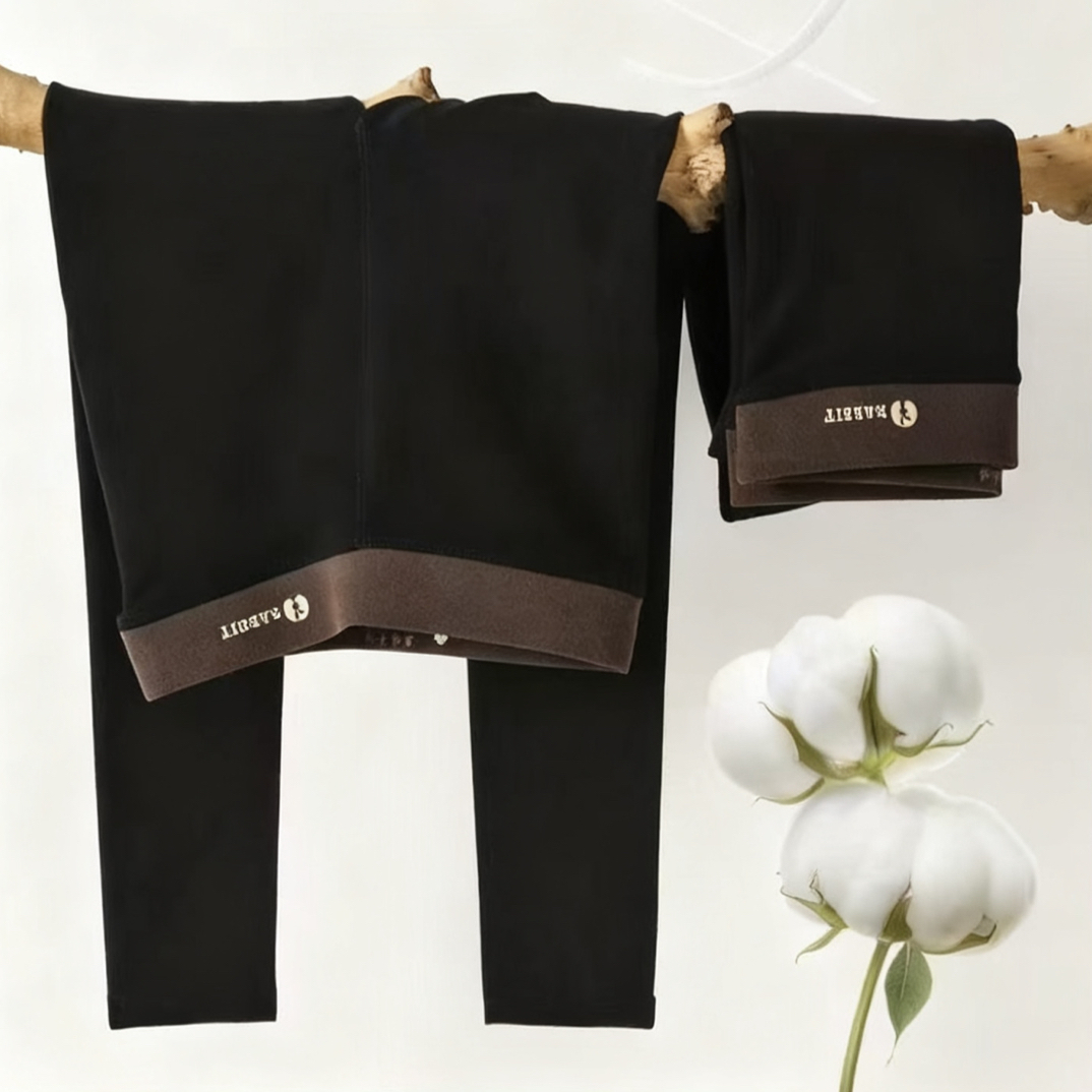 粉丝专享福利小黑裤精梳棉不起球不掉档高腰加绒打底外穿