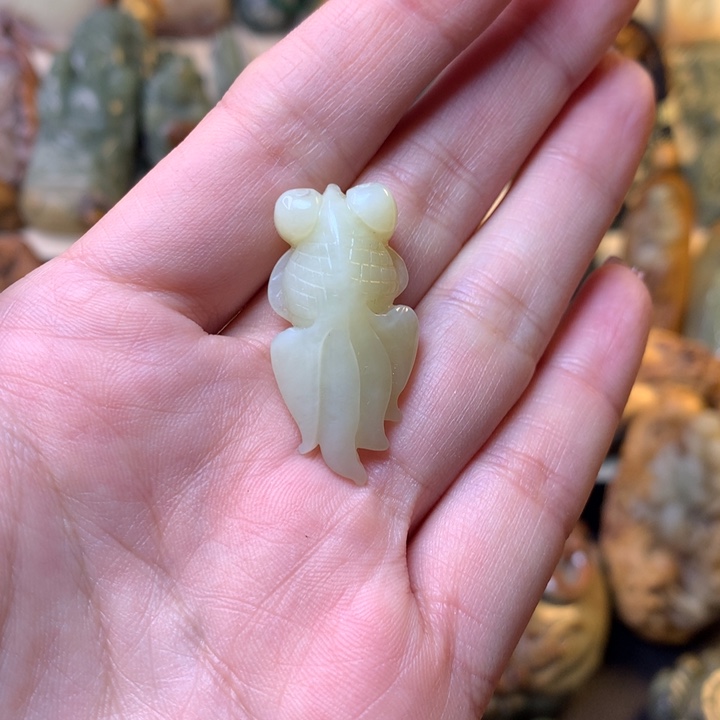 岫岩老玉（透闪石质玉）挂件未镶嵌