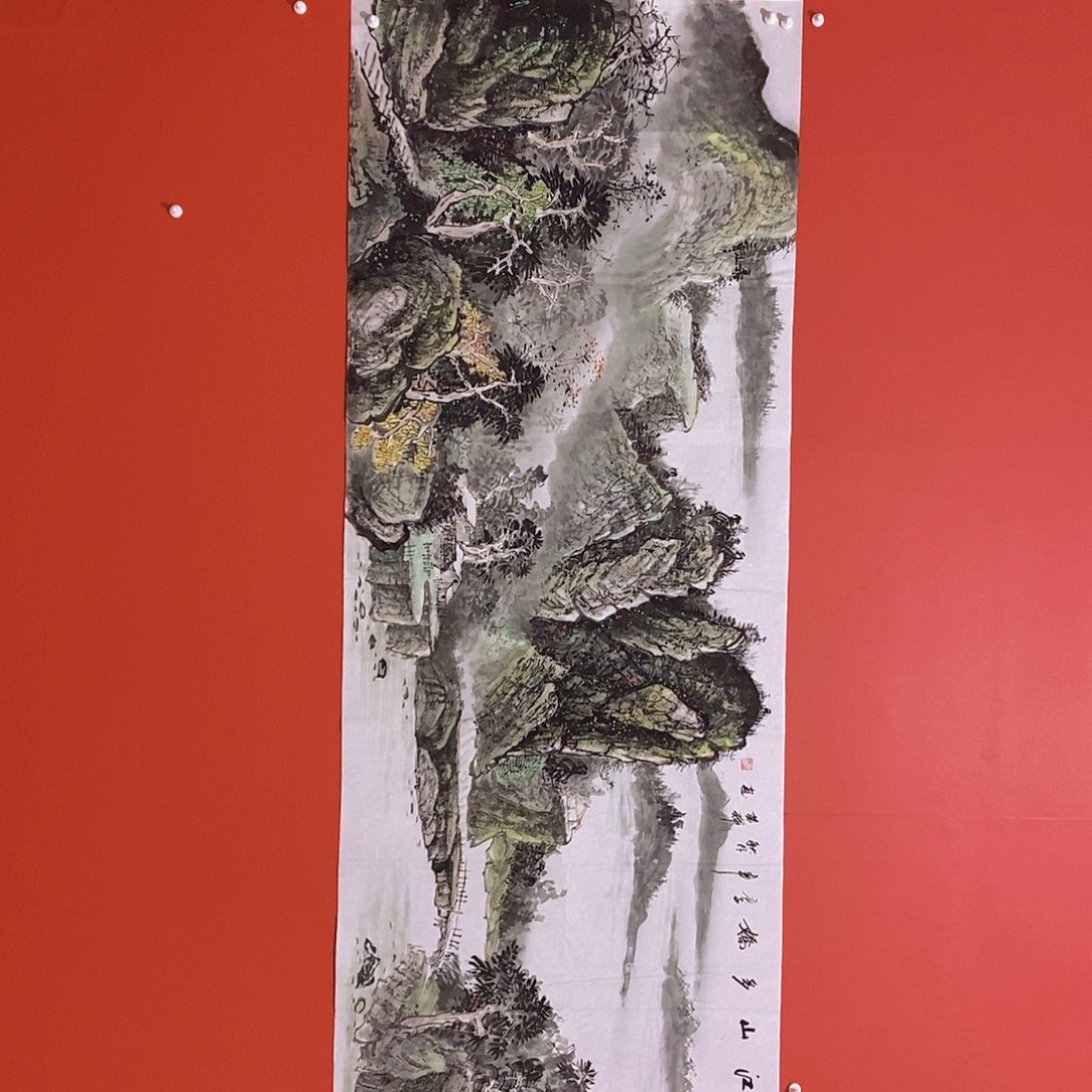 国画山水花鸟国画作品