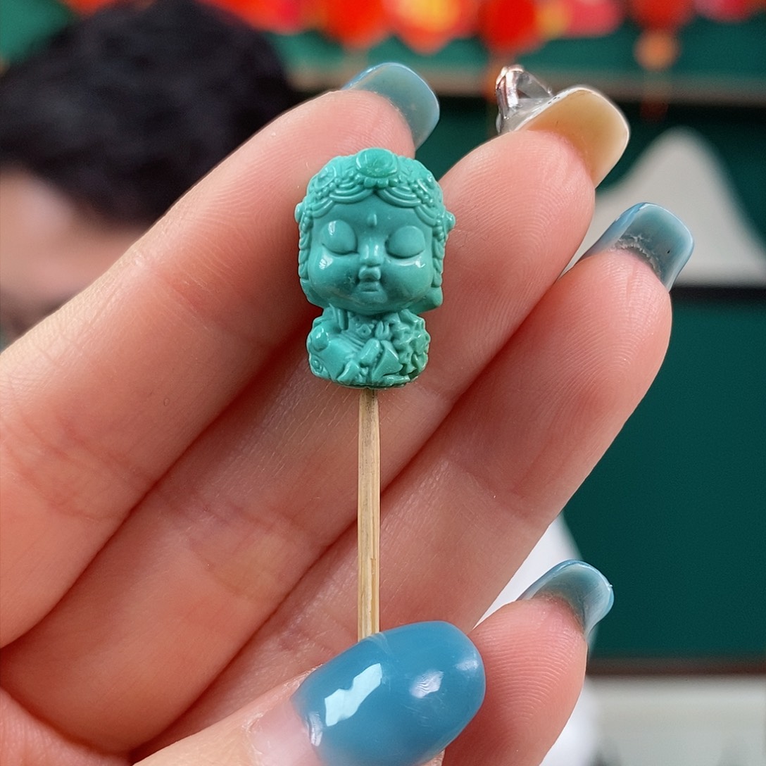 绿松石珠宝奇石未镶嵌