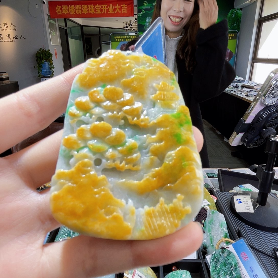 颈饰未镶嵌翡翠翡翠