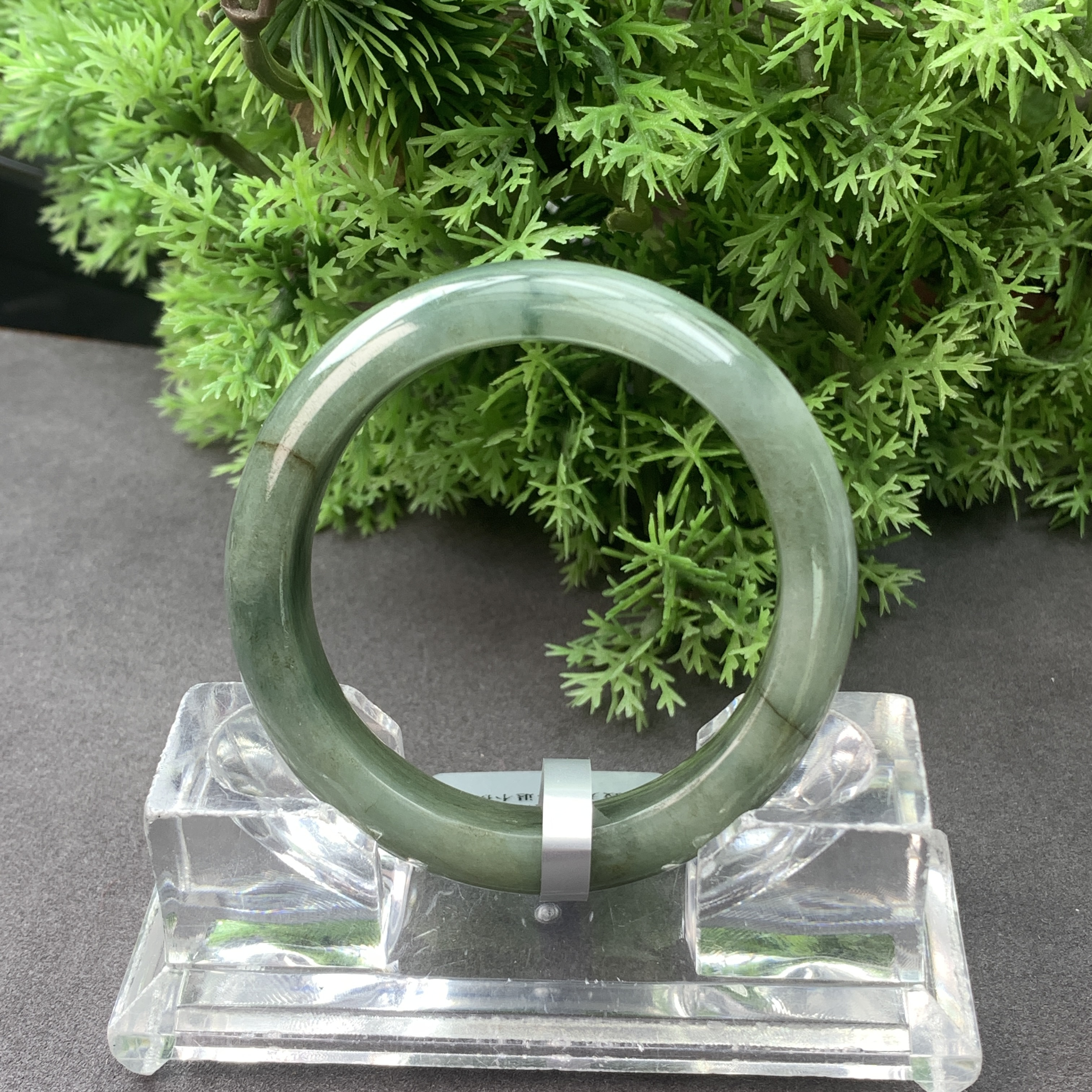 【刘思懿】天然缅甸A货翡翠手镯-C-3