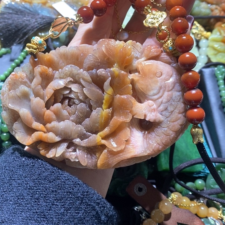 岫玉毛衣链未镶嵌