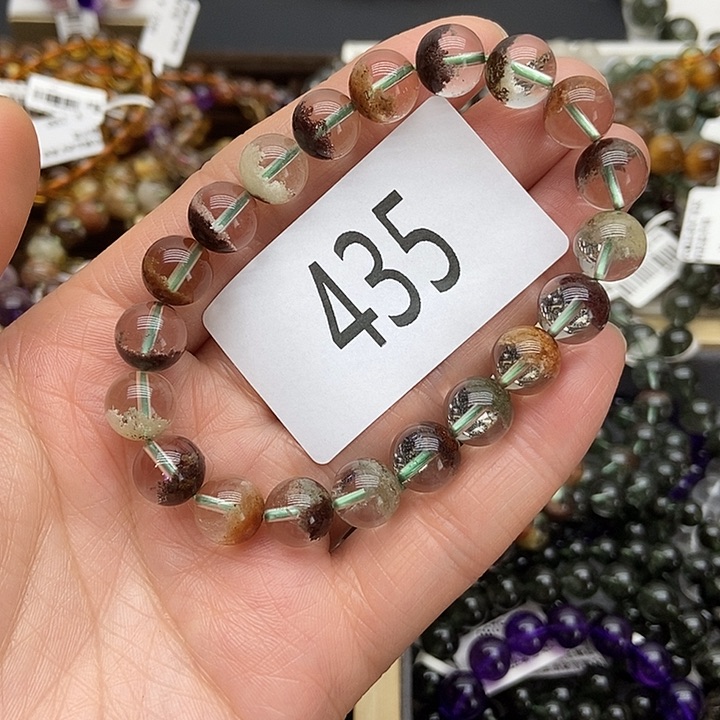 水晶手链未镶嵌蓝****～手串