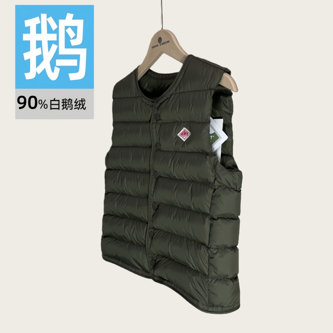 90白鹅绒儿童羽绒马甲男女童25新款冬款童装轻薄鹅绒内胆保暖