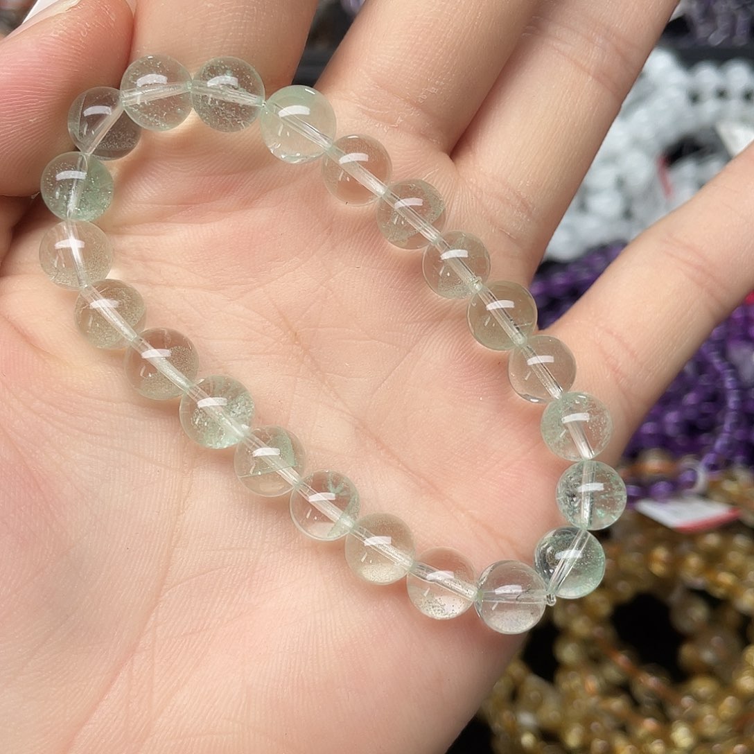 水晶手链未镶嵌痞*范翠幽灵8+