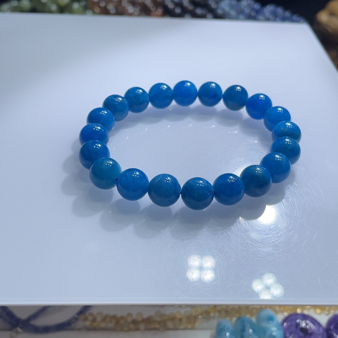 手链水晶未镶嵌蓝磷辉10m64元