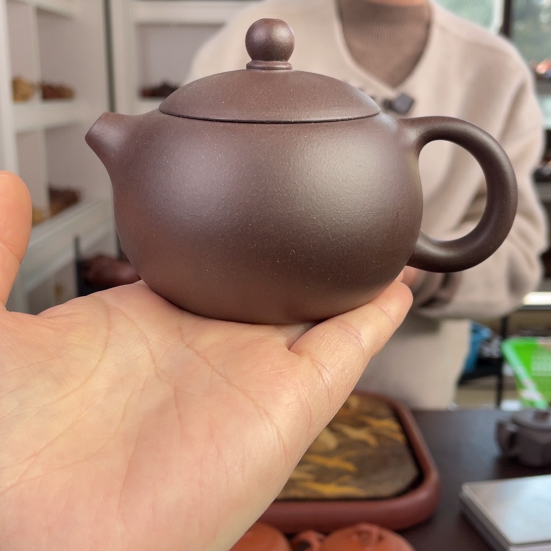 紫砂茶壶紫泥西施200cc