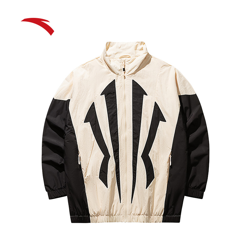 安踏凯里·欧文系列丨情侣款运动外套男女宽松篮球夹克172511605N