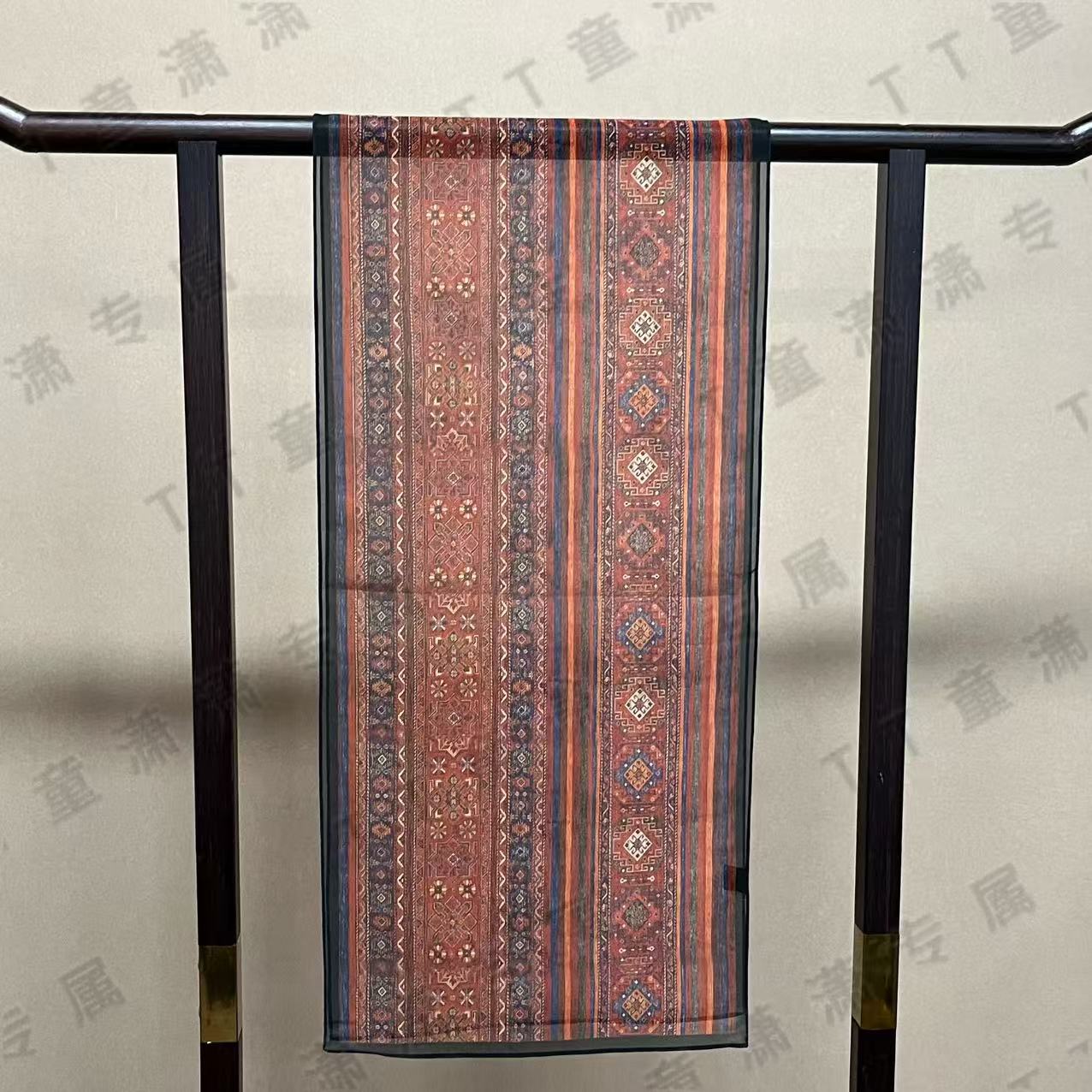 （流霞）薯莨纱30*145左右长条巾