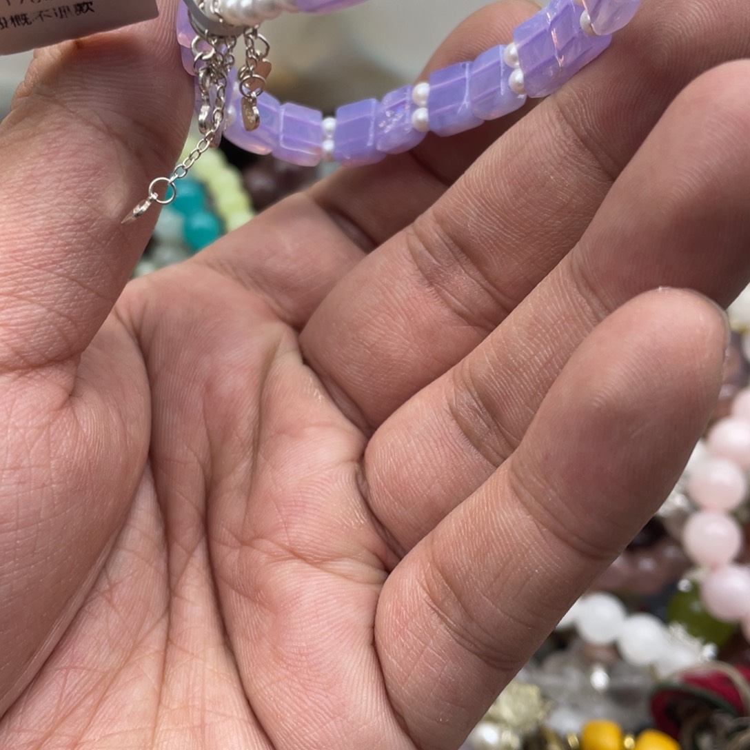 颈饰银S925镶嵌紫晶