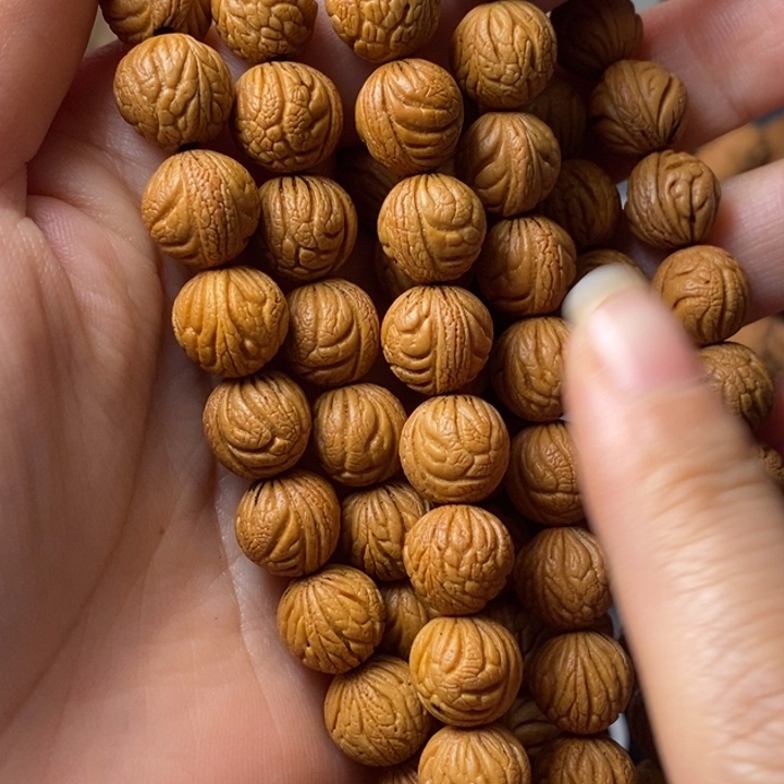 大***王手串文玩核桃秦岭野生龙纹桃核11