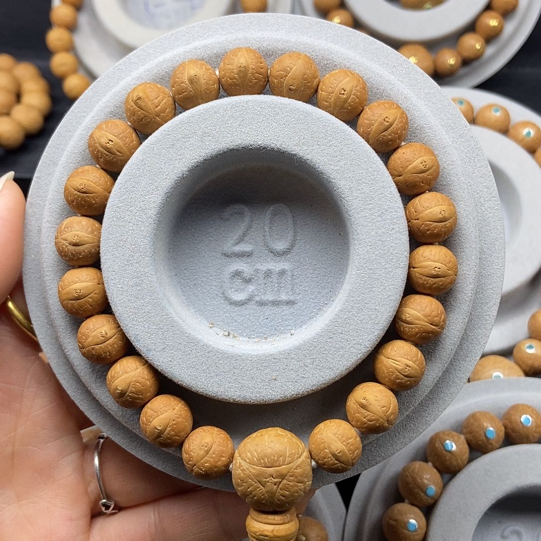 ****柯手串凤眼菩提11➕素，25年籽