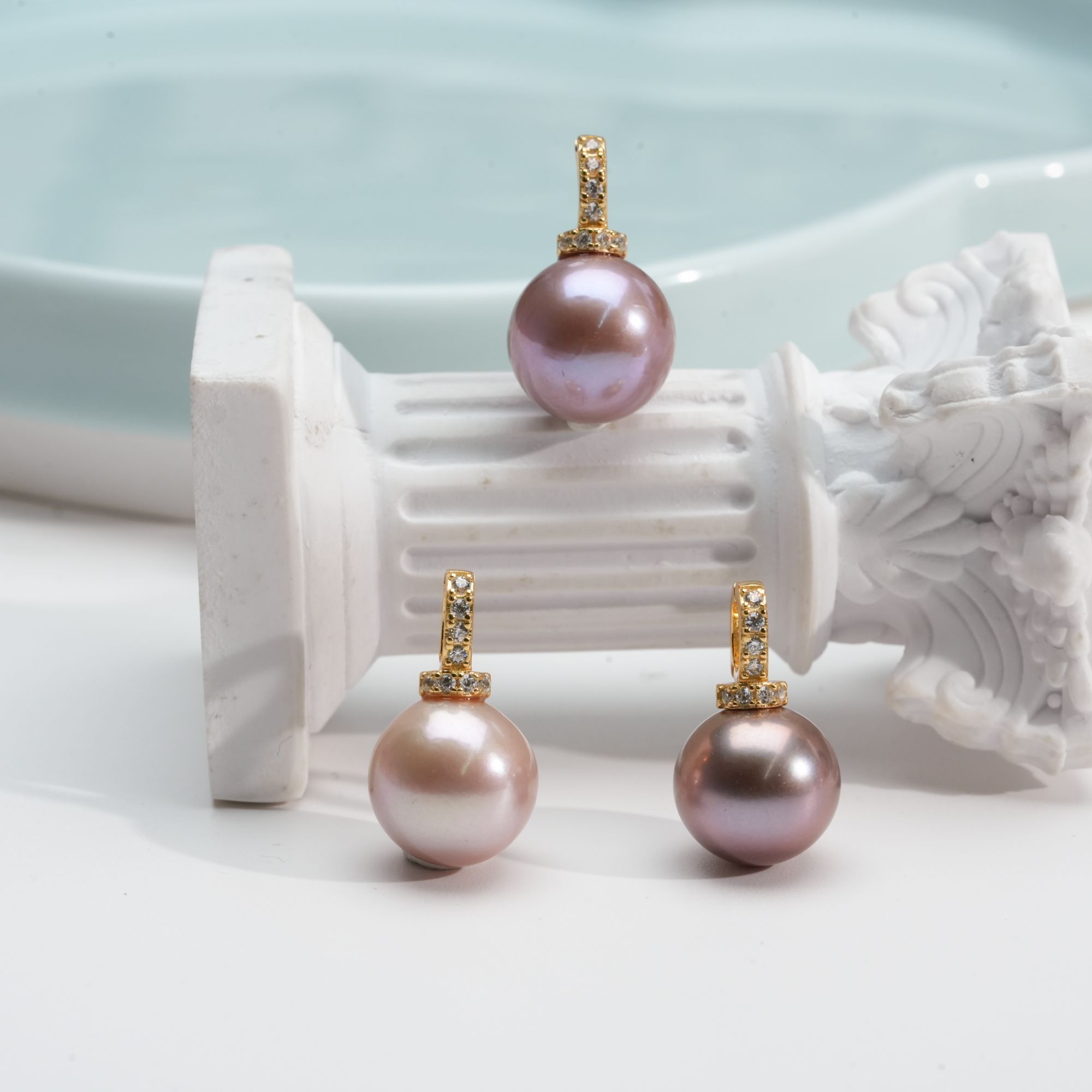 【小北好物】S925银淡水珍珠吊坠约11.5mm+【多样性发一】QH27X549