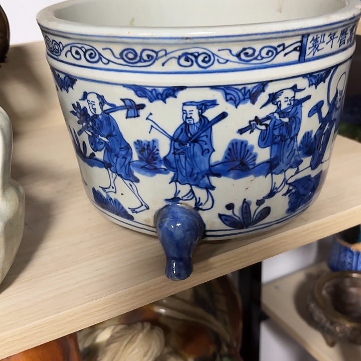 周***摆件陶瓷摆件不固定一件微磕