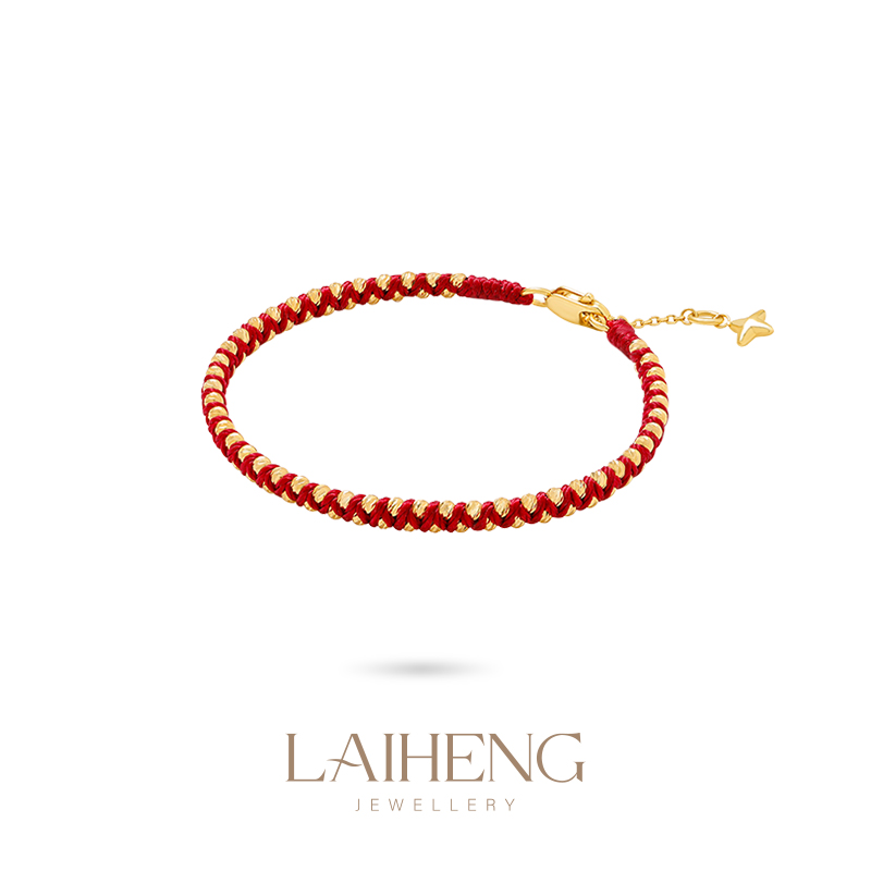 18K金 红绳手链  243211