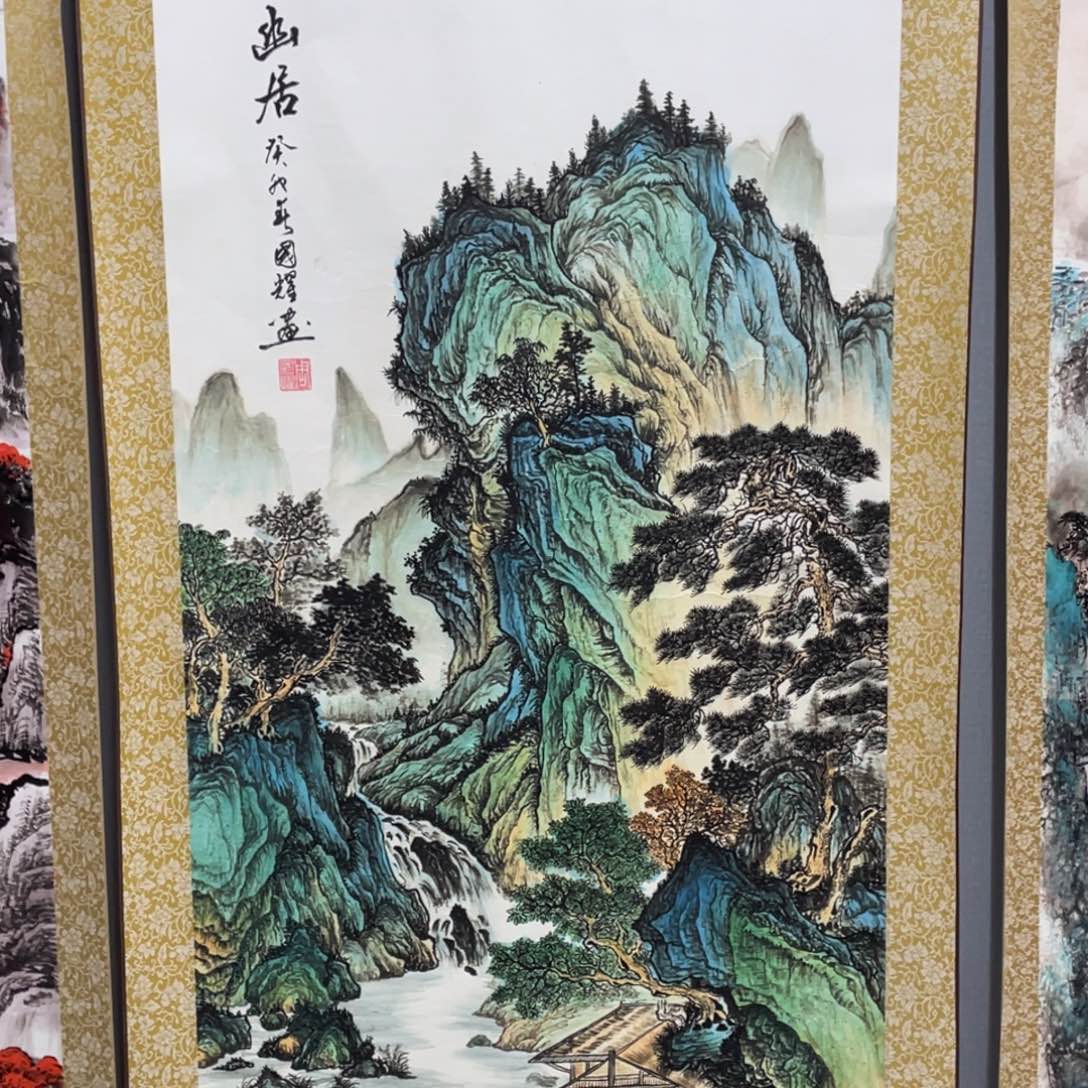 国画老师手笔手绘作品y