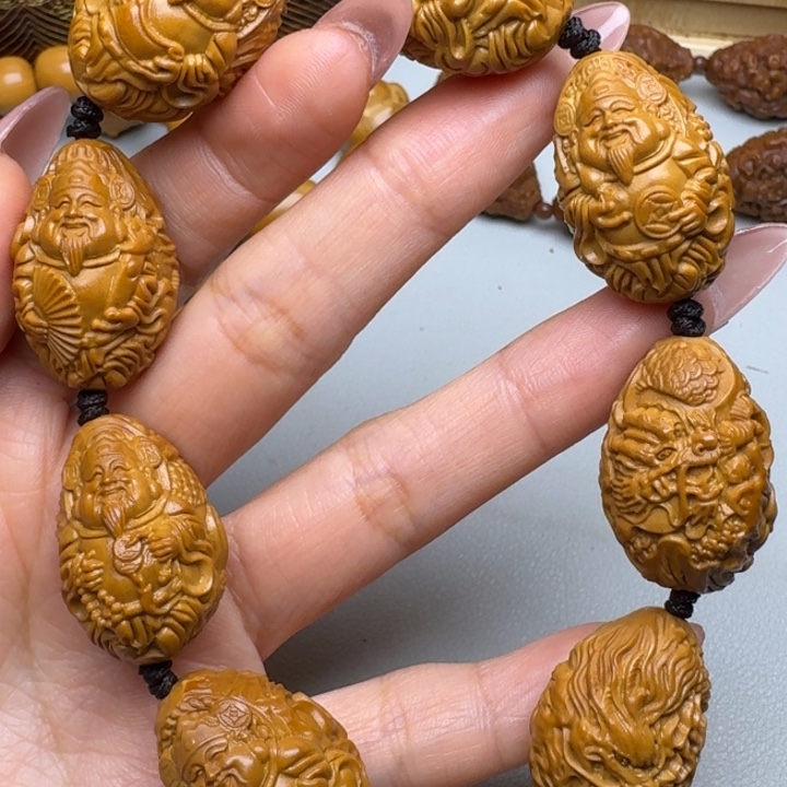手串/手链橄榄核九龙财神