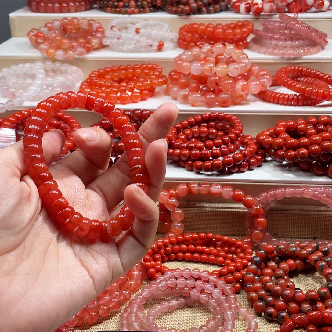 凡***）南红玛瑙未镶嵌手链