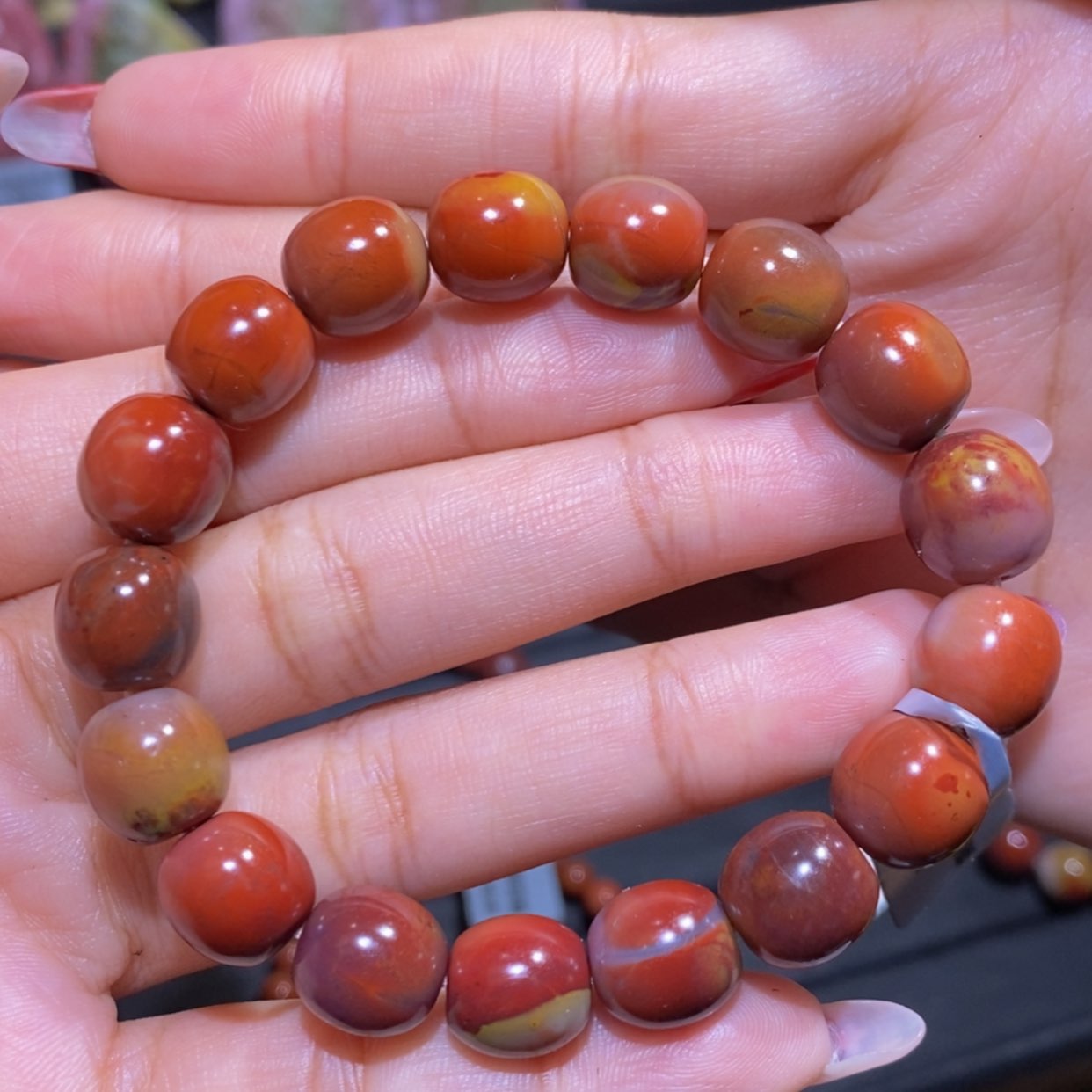 【闪购商品】玛瑙/玉髓手串未镶嵌盐源玛瑙