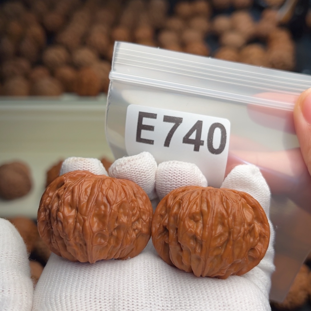 背***下吊坠文玩核桃E740正磨40