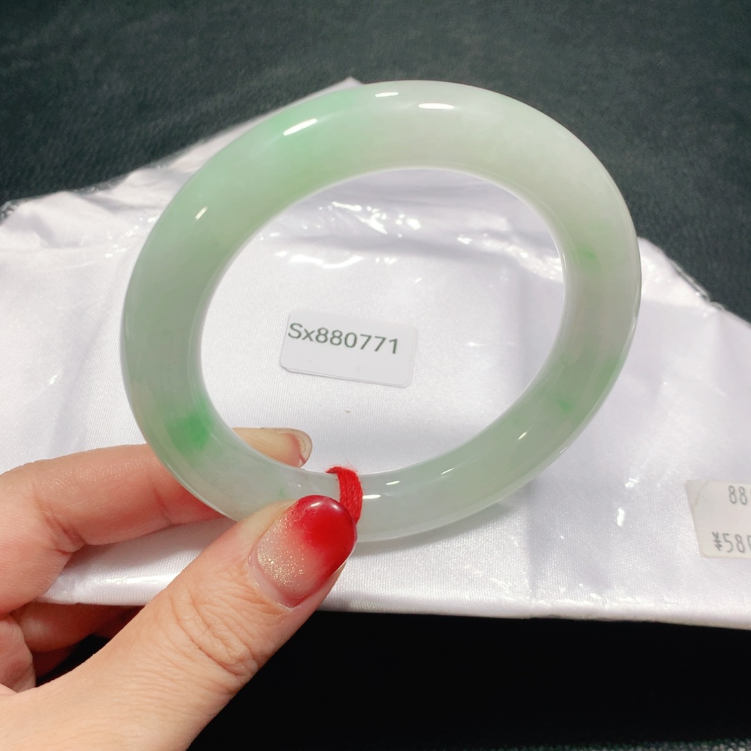 翡翠未镶嵌手镯（圆镯）Sx880771-03