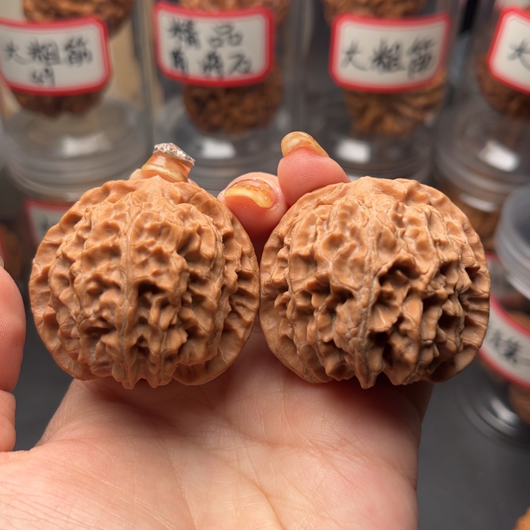 文玩核桃把件43苹果园