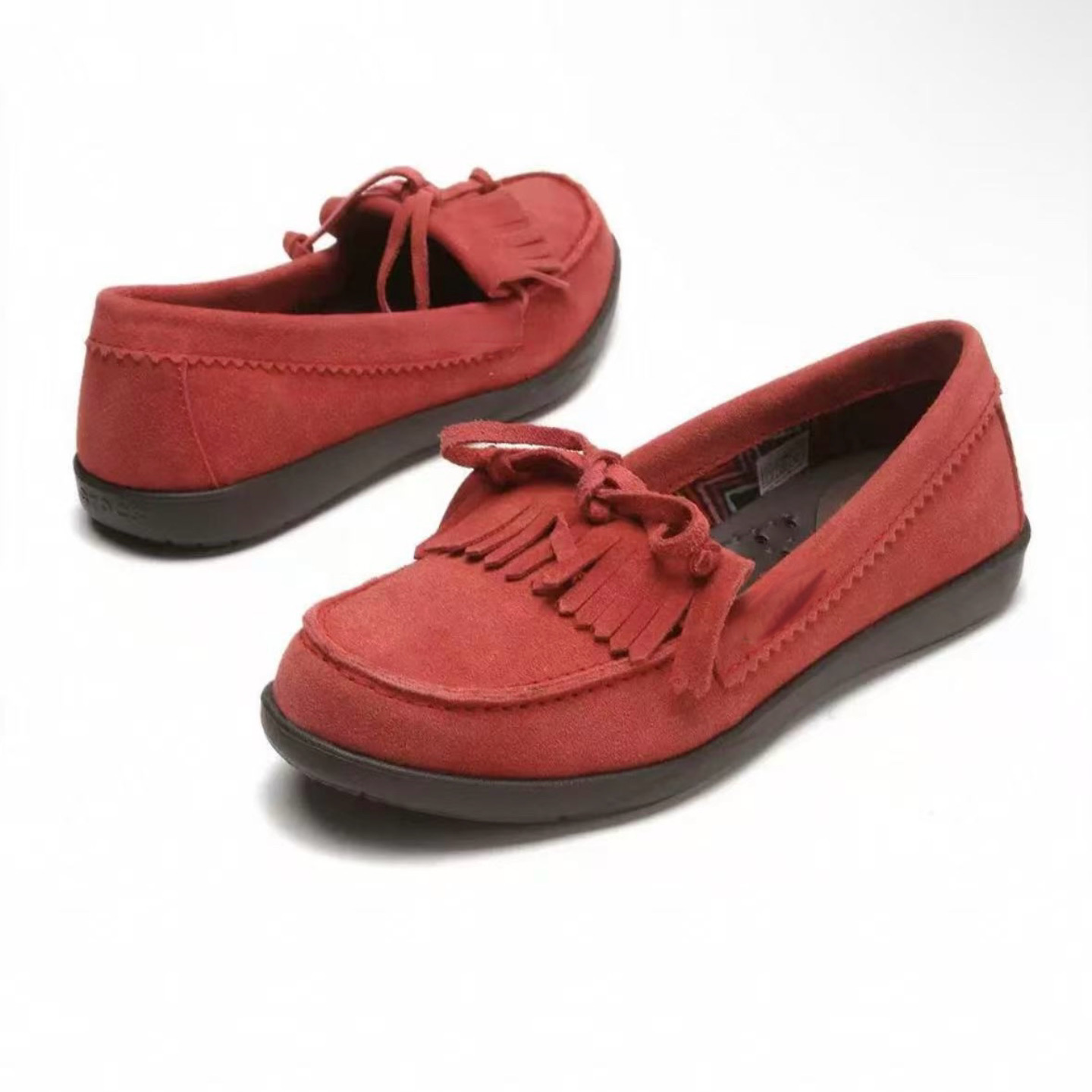 卡家/阿瑞安娜麂皮便鞋